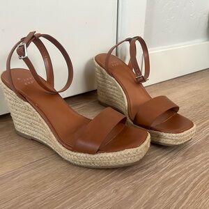 Brown Wedge Sandals